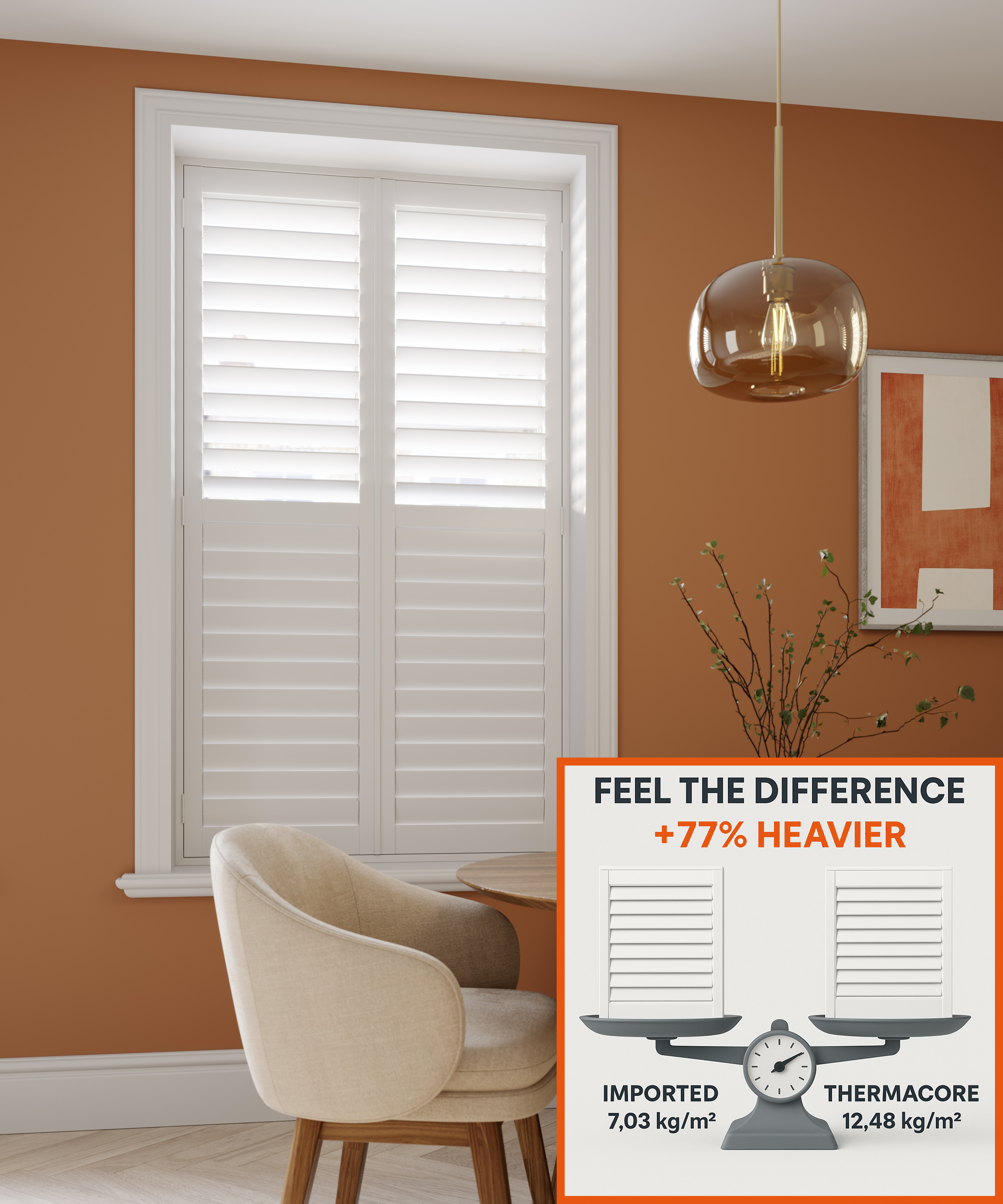 Thermal window shutters in Brentwood