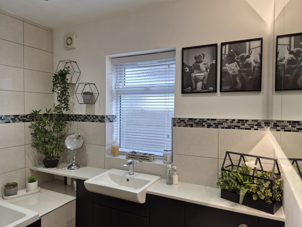 Bathroom window shutters in Essex